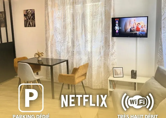 Le Gatsby - Hypercentre, Parking, Netflix, Calme Apartamento Poitiers